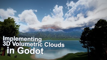 Godot 3D - Implementing Volumetric Clouds Easy