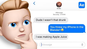 Viral Apple UI Messaging Animations (After Effects Tutorial)