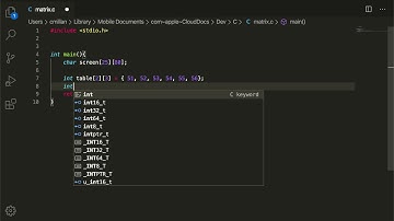 L05.2.1 Programación en C - Arreglos bidimensionales - Declaración y asignación