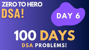 Day 6/100 DSA Challenge #dsa #coding