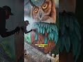 من قبيح إلى رائع زقاق البومة الثملة فن الرسم بالرش 