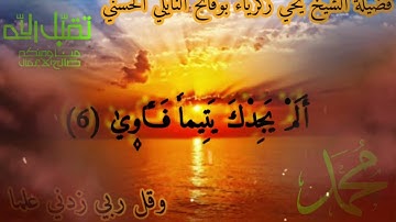 سورة الضحى بصوت فضيلة الشيخ يحي زكرياء بوفاتح النائلي الحسني