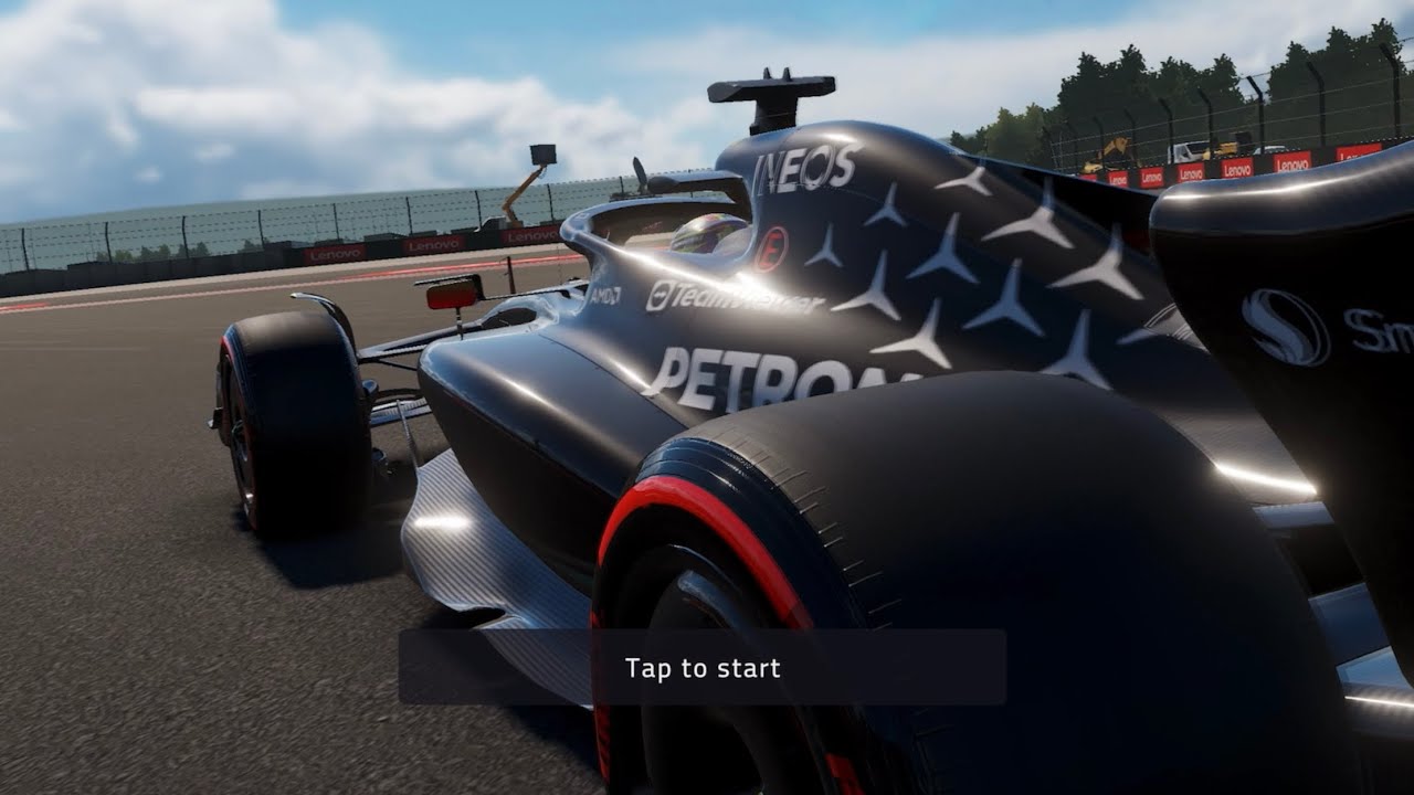 F1 Mobile Racing 2023 Driving Mercedes AMG Petronas W14 At COTA No 