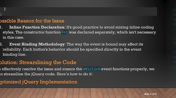 Resolving the dblclick Event Issues in jQuery: A Step-By-Step Guide