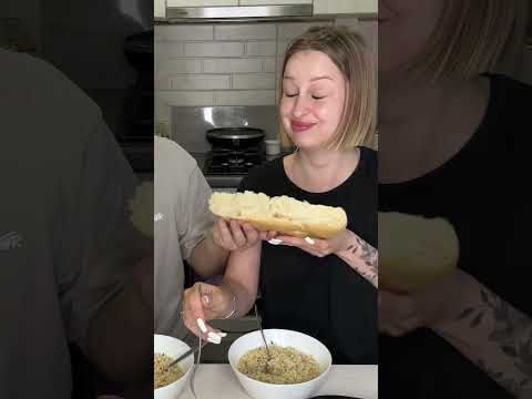 I didn't want to offend him. He won't forgive me. #food #funnycouple #comedy