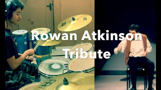 Rowan Atkinson 'Invisible Drums' played actually on Drums | Tribute to Mr. Bean