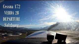 IFR Flight - Salzburg (LOWS) Cessna 172 VERDA 2B Depatrure RWY 15
