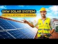 5KW ONGIRD SOLAR SYSTEM INSTALATION  MANGAD,CHENNAI