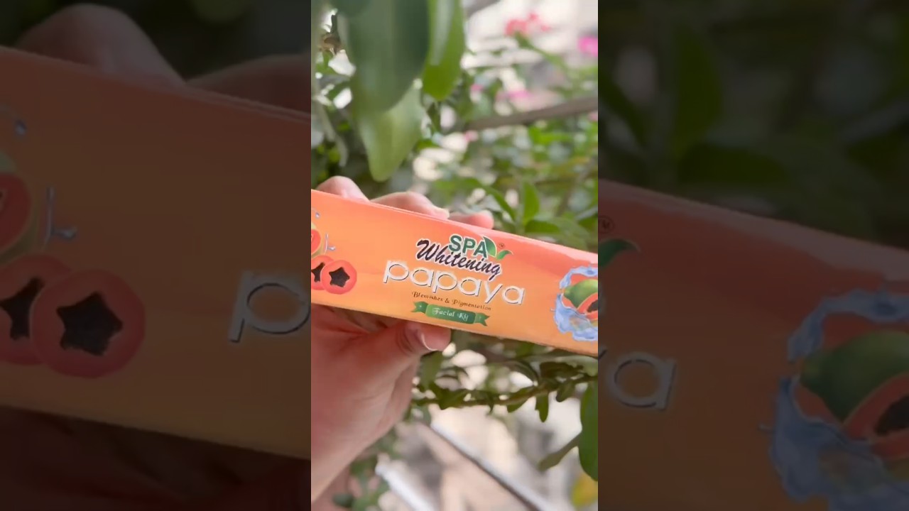 SPA Whitening Papaya Facial Kit Review | 