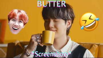 BTS BUTTER MV but everytime they say "Butter" it takes a screenshot