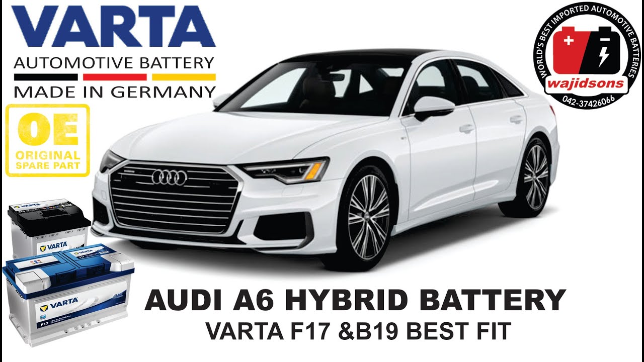 Audi A6 Hybrid Varta battery Replacement & coding new battery from