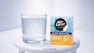 Alka-Seltzer™ Cold Tablet Dissolving Sound | White Noise for Sleep Study Relaxation 1 Hour Fizz Fizz