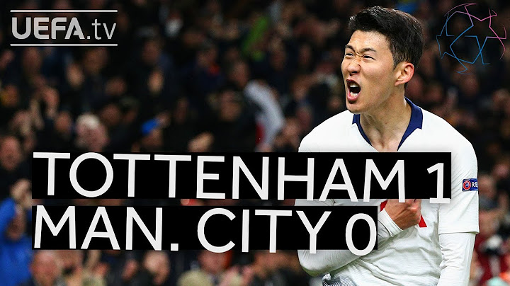 TOTTENHAM 1-0 MAN. CITY #UCL HIGHLIGHTS