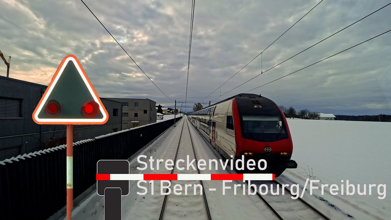 Führerstandsmitfahrt / Cab ride S1 Bern - Fribourg/Freiburg (BLS RABe 515 MUTZ)