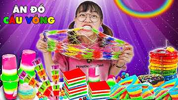 Thử Thách Ăn Đồ Ăn Màu Cầu Vồng Và Các Màn Troll Bá Đạo Của Hà Sam