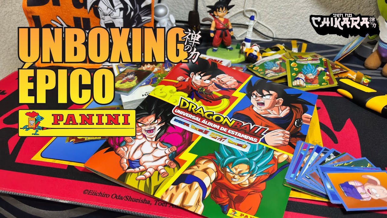 Unboxing ÉPICO del Álbum Dragon Ball Universal PANINI 🐉 | Stickers, Hologramas y Más