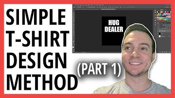 Simple T-Shirt Design Tutorial (Part 1) 👕 Big, Fat Text Designs That Sell