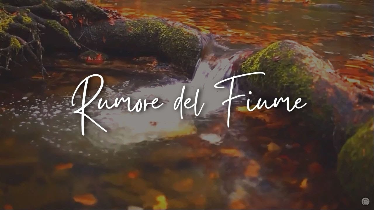 Rumore del fiume che scorre per dormire, meditare e rilassarsi.