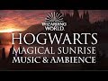 Harry Potter Music &amp; Ambience | Magical Sunrise at Hogwarts