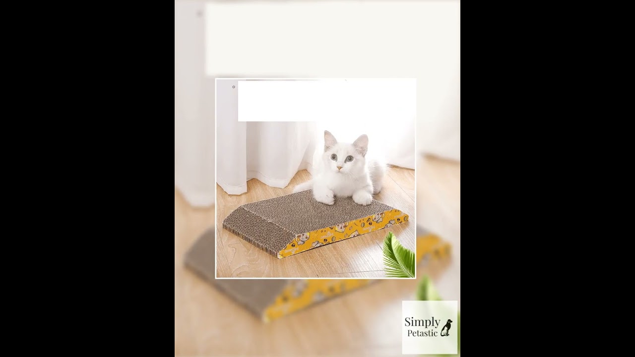 Eco-Friendly Cardboard Scratch Pad Cat Toy