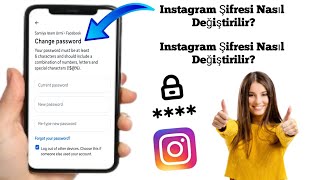 Instagram Şifresi Nasıl Değiştirilir 2025