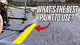 What's THE BEST paint for parking lot striping | RoyalLine Elite Crown USA (Honest review)