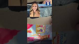 Fentanyl inside Barbie doll packages: a mom shares her warning. #shorts