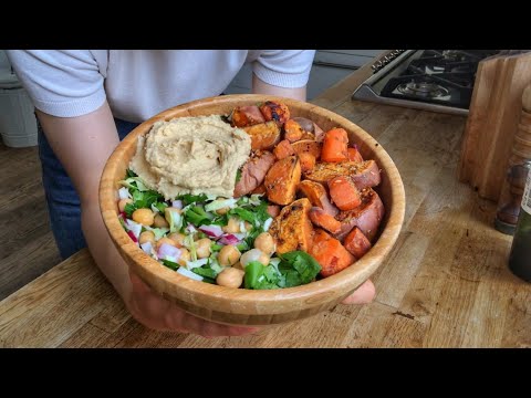 Sweet Potato Hummus Bowl
