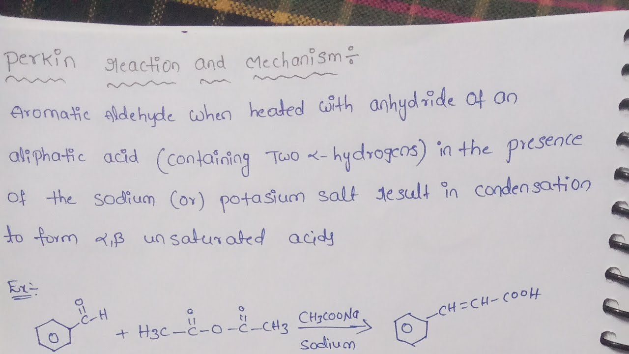Perkins reaction and mechanism organic chemistry do subscribe for more videos 