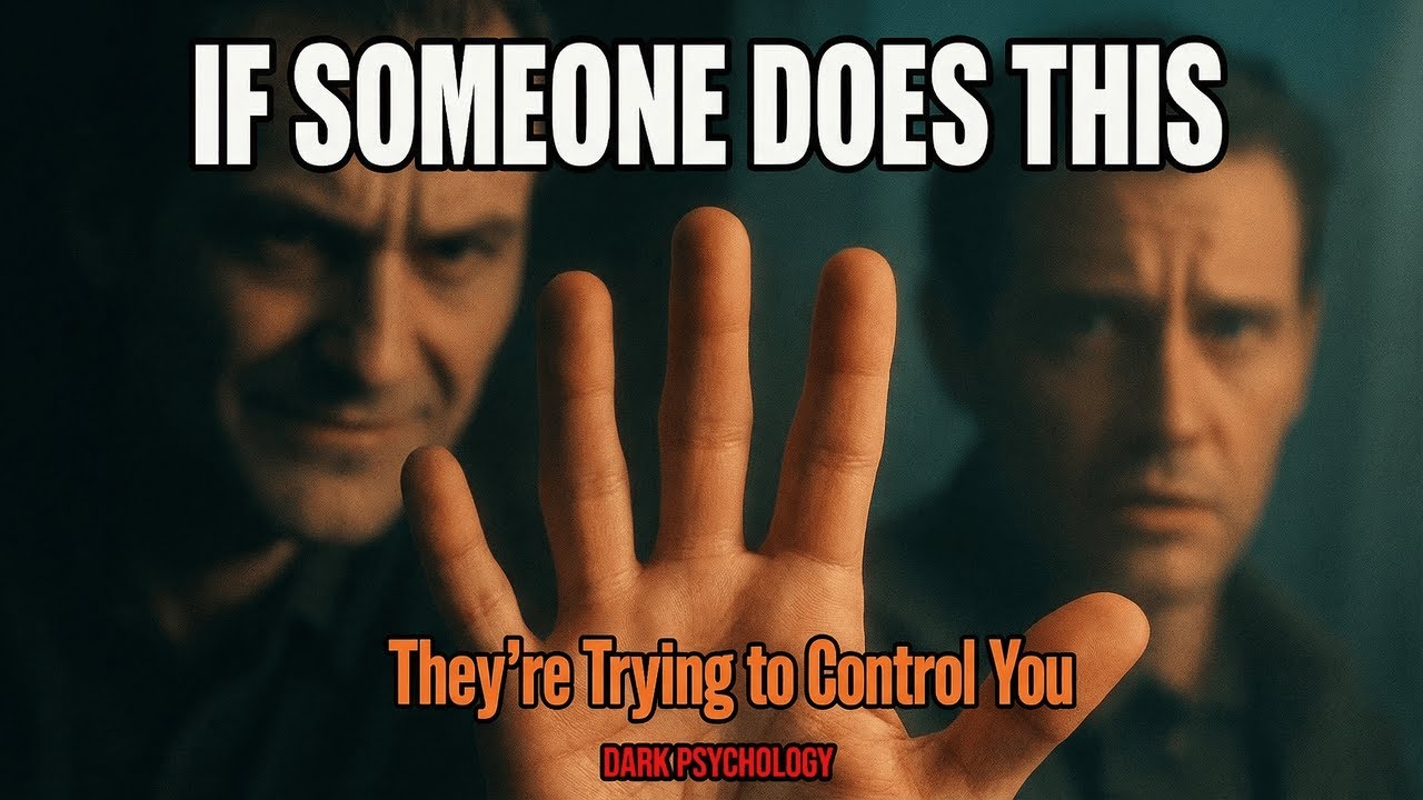 If Someone Does This, They're Trying to Control You