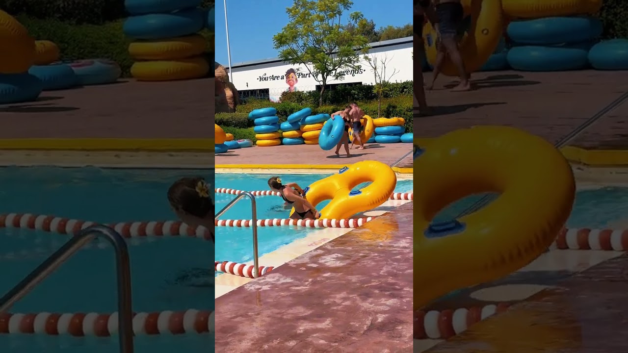 🚤Rapid Rafting Water Slide Magnificent Water Park - Fun Water World🛟💯 