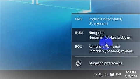 How to Show the Language Bar in Windows 10, Add More Languages, Usage
