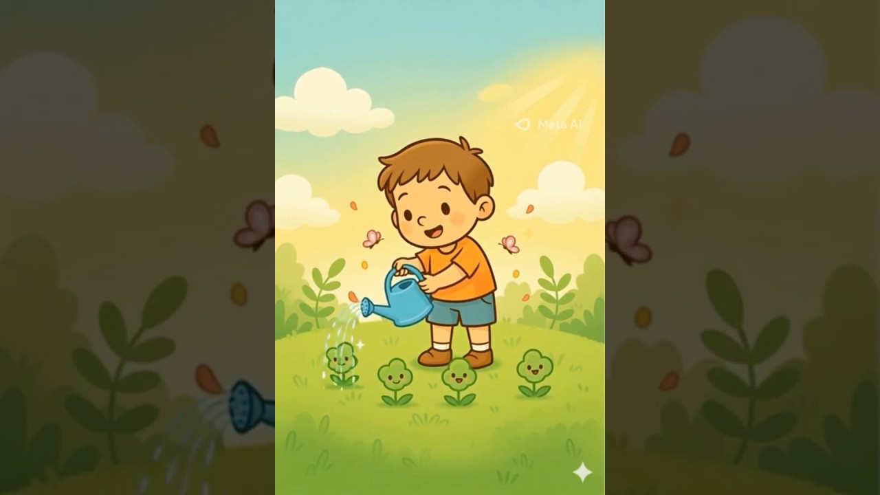 My Little Garden 🌱 | Cute Kids Poem About Plants, Bees & Butterflies 🐝🦋 