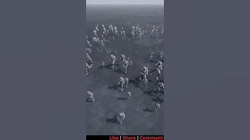 Crowd in ue4 niagara