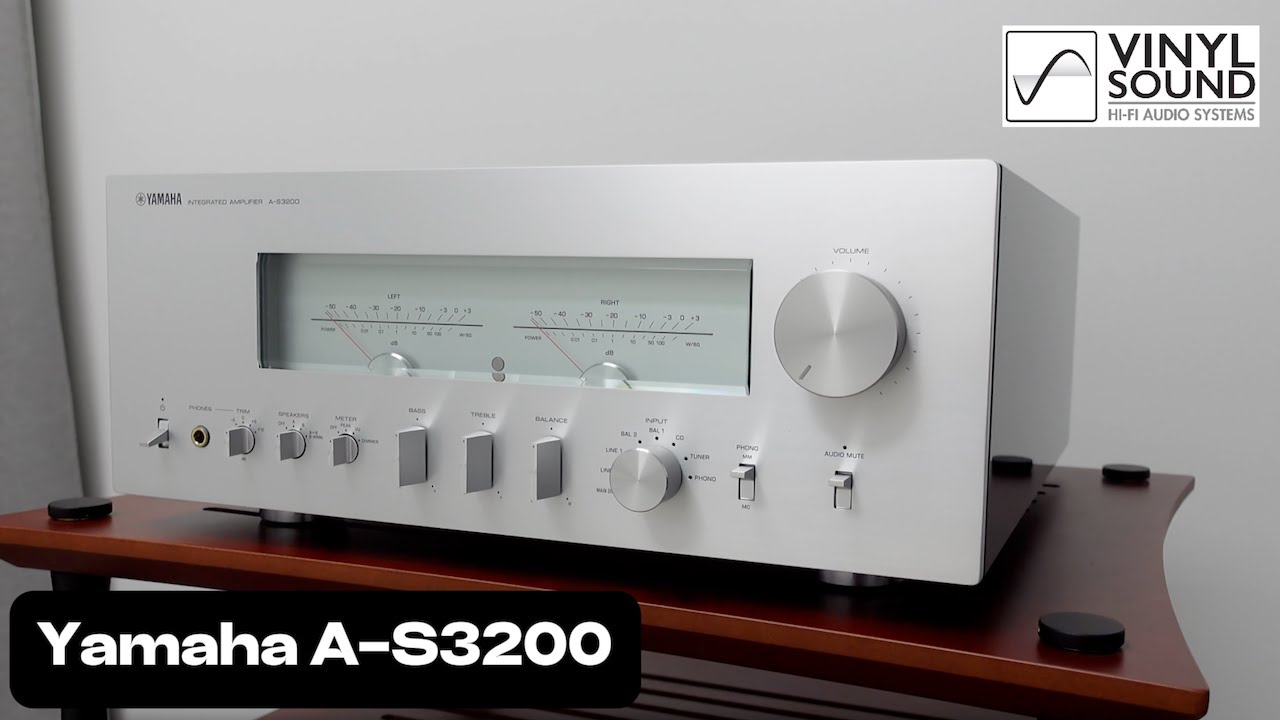 Yamaha A-S3200 Integrated Amplifier "INCREDIBLE SOUND" - Check out the Stunning Meters!