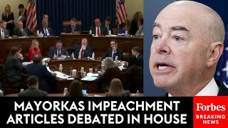 BREAKING NEWS: Republicans & Dems Debate Mayorkas Impeachment Articles In Homeland Cmte | Part 1