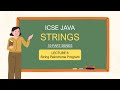 ICSE Class 10 Java | String Handling Lecture 6: How to Write a Palindrome Program