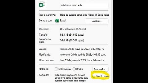 Desbloqueo de archivos xlsb o xlsm