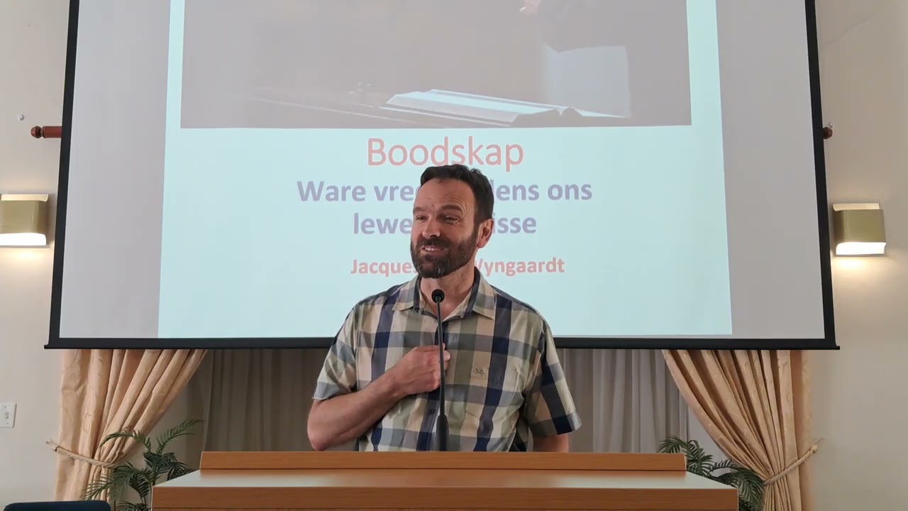 7 Desember 2025 - Ware vrede tydens ons lewenskrisisse - Markus 6:45-56 - Jacques van Wyngaardt 