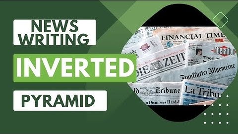 Inverted Pyramid l Upside down Pyramid l News writing l#invertedpyramid #news #journalistdost#journa