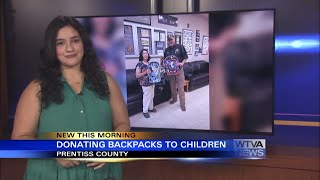 Resident donates backpacks for children in foster care in Prentiss County