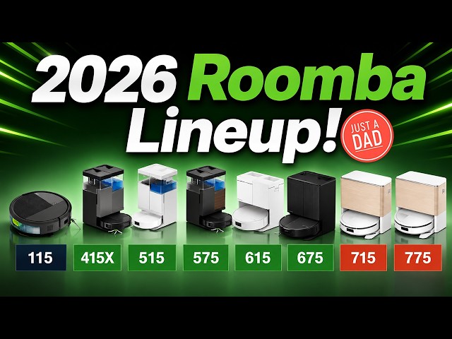2026 Roomba Lineup REVEALED - Sneak Peek at 8 NEW Roomba Robot