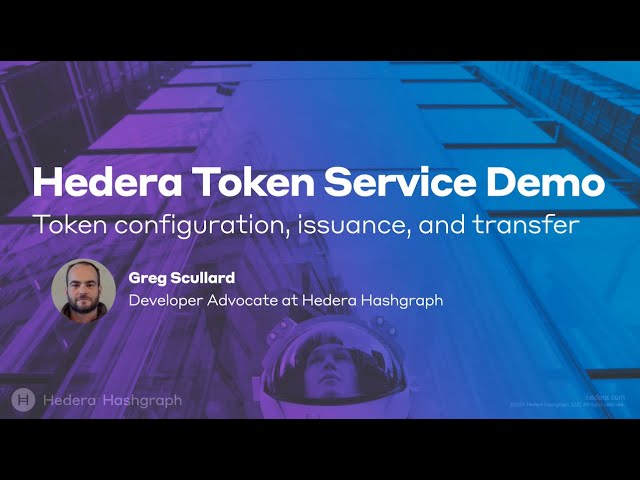 Hedera Token Service Demo: Token configuration, issuance, and transfer