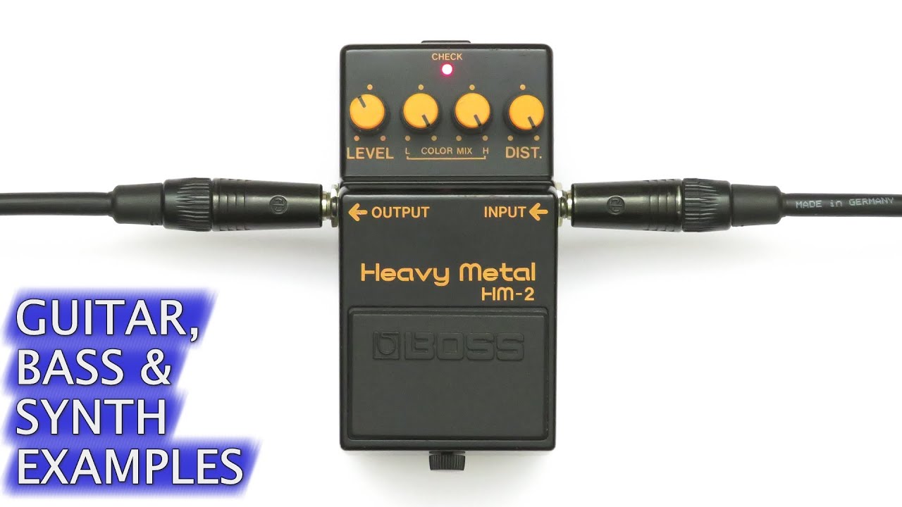 レア boss hm2 1983年製 最初期 dc9v対応 BOSS HM-2 1983年製のMade in Japan!(貴重品) - YouTube