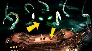 MASSIVE SEA MONSTERS?! NO SURVIVING THIS!! - NEW Ocean Exploration Survival! - Abandon Ship Gameplay screenshot 5