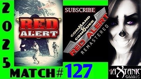 Quick Strike LOL 🤣🤣 Command and Conquer Red Alert Remastered Multiplayer Match 2025-127 1v1 QM