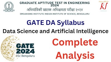 GATE New Test Paper on (DA) Data Science and Artificial Intelligence Syllabus Analysis