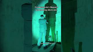 Frankenstein’s Monster being summoned by the Phantom Director at Universal Studios Hollywood during