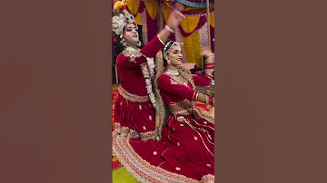 Radha Krishna Jhanki Dance Bhakti Jhanki Jagran Radhakrishna Krishna Radha Viral Dance 
