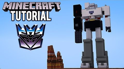 MINECRAFT : How To Build Megatron Tutorial